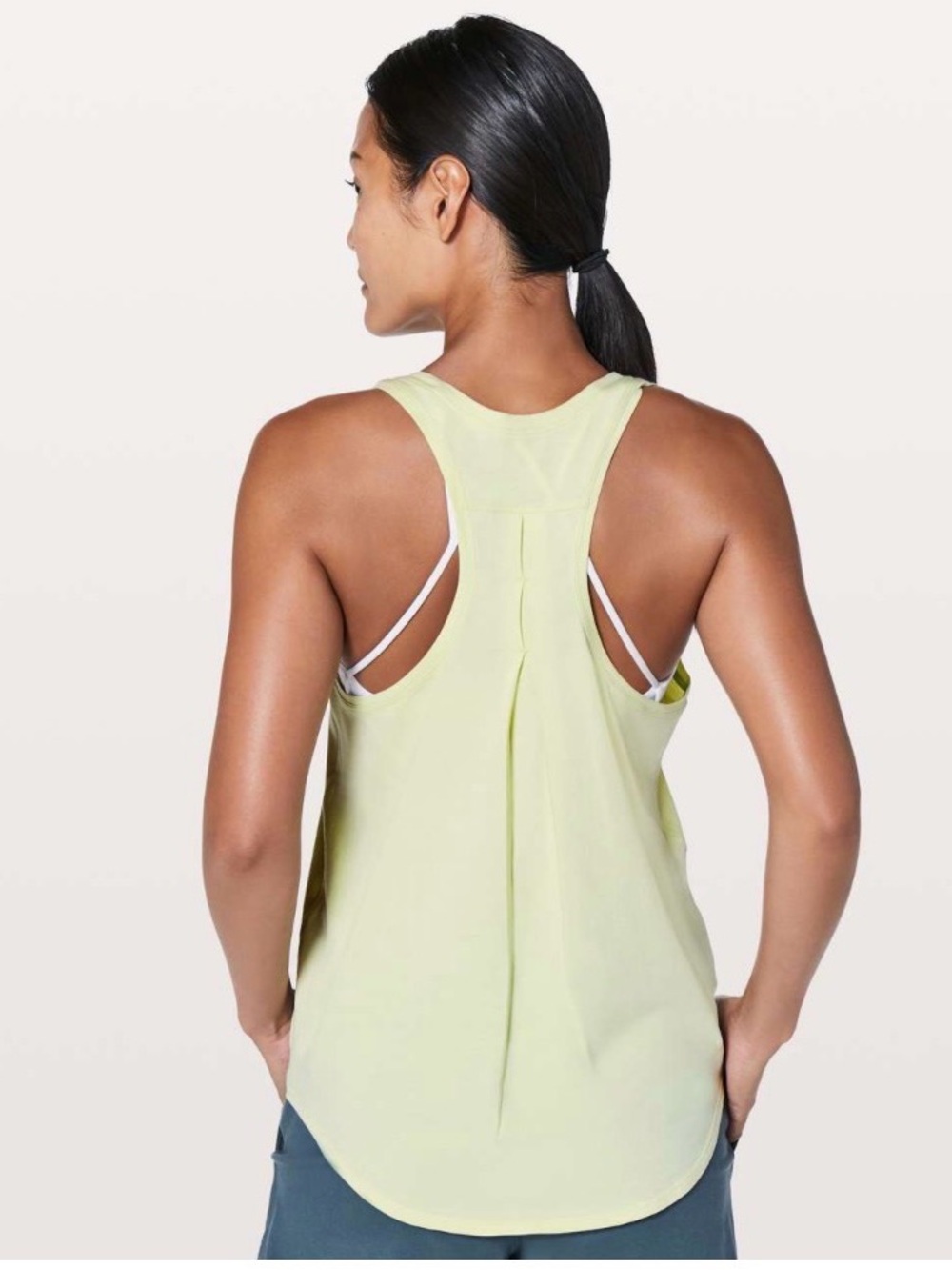 Lululemon Love Tank - Pleated - Dewy - size 10